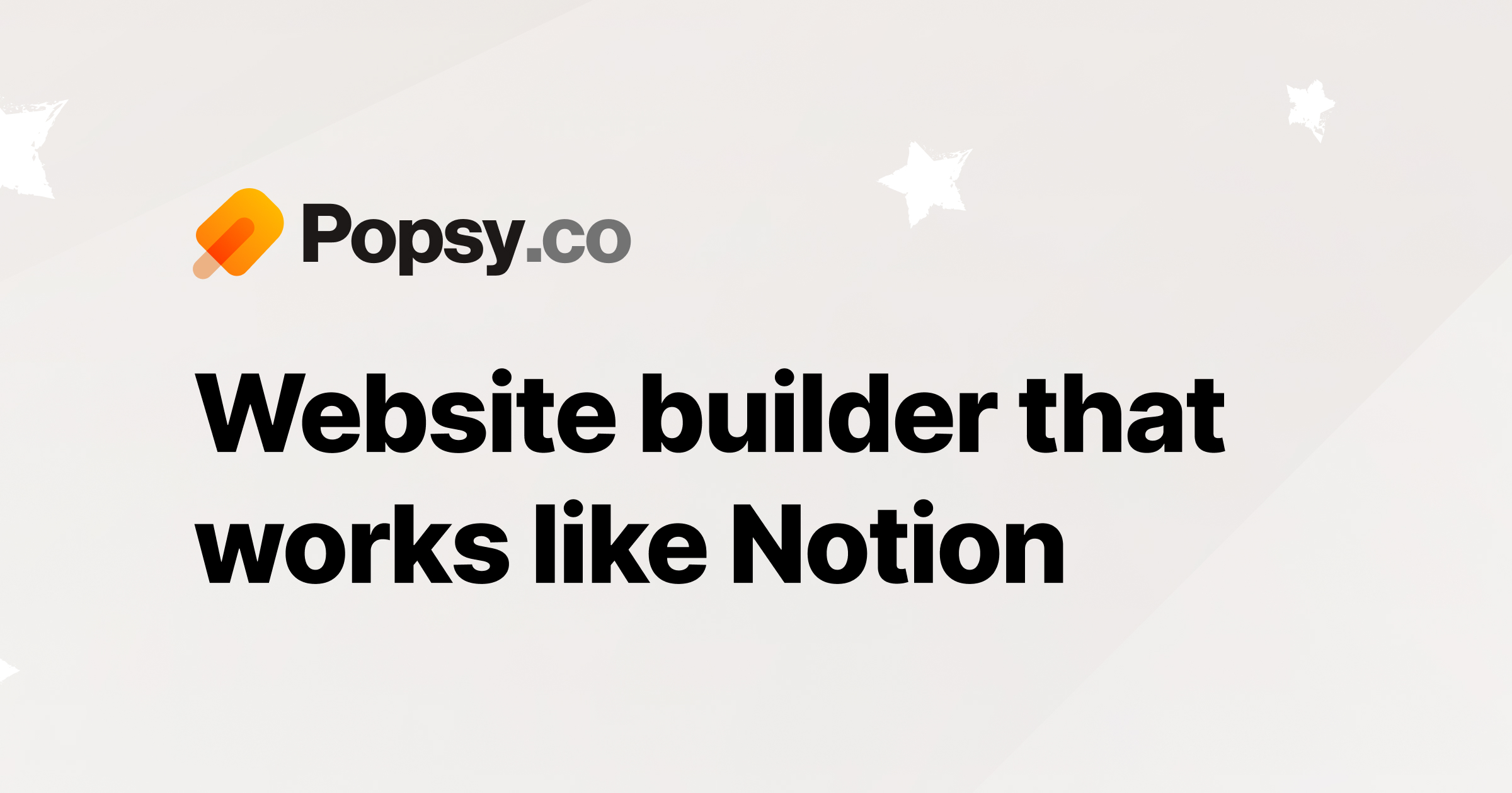 No-code website builder that works like Notion